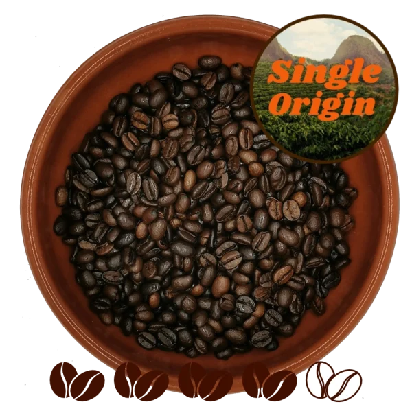 Our Monsooned Malabar Coffee Beans Single Origin; Medium Dark Roast