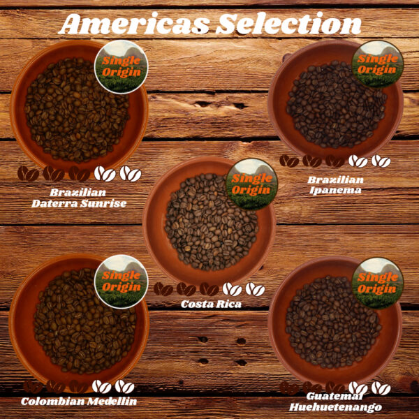 Americas Single origin Coffee Selection